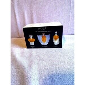 LALIQUE LES FLACONS MINIATURE Perfume SIRENES 2001, SYLPHIDE 2000, LesElfes 2002